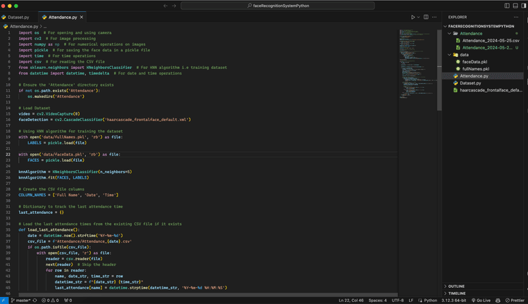 Real-Time Face Recognition Attendance System